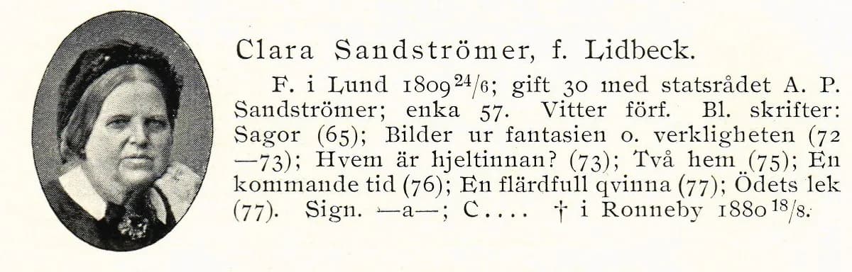 Clara Sandströmer