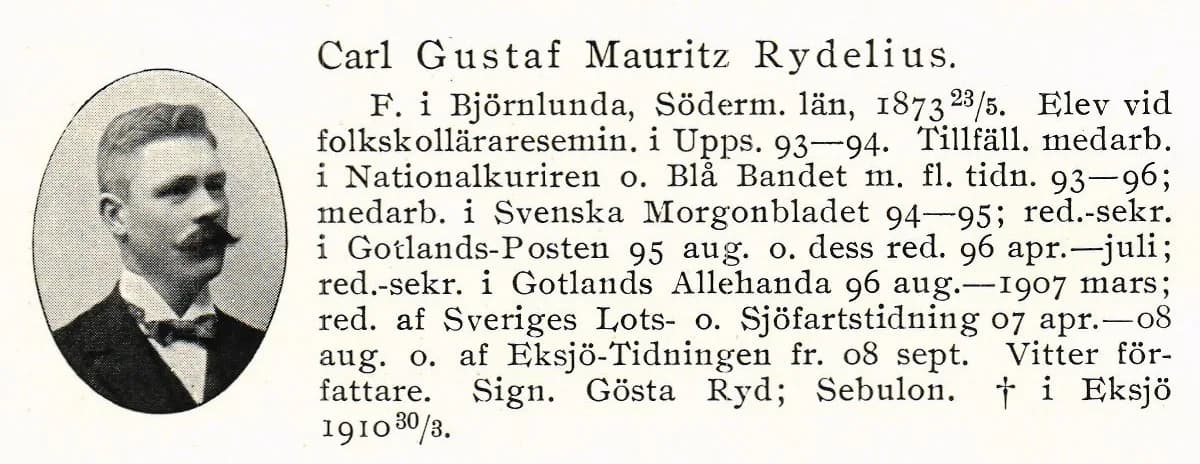 Karl Gustaf Mauritz Rydelius