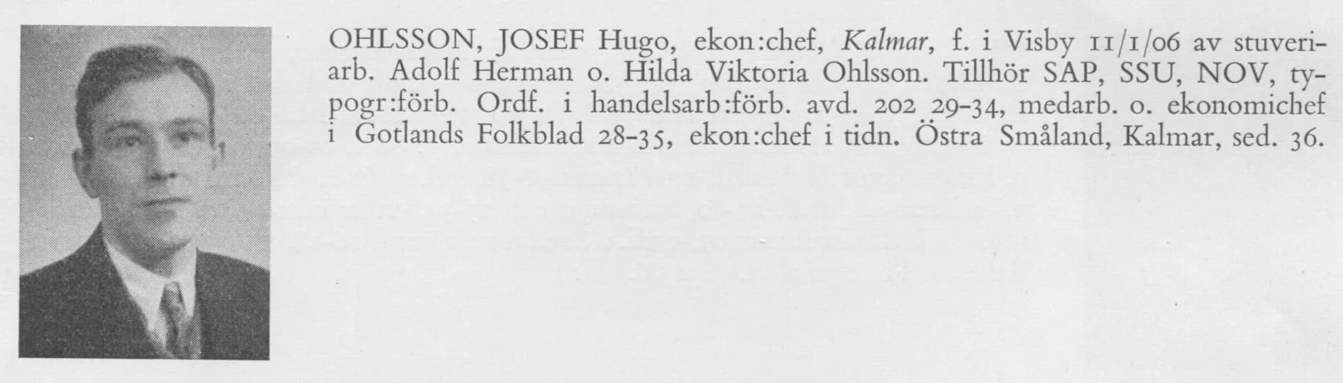 Josef Ohlsson