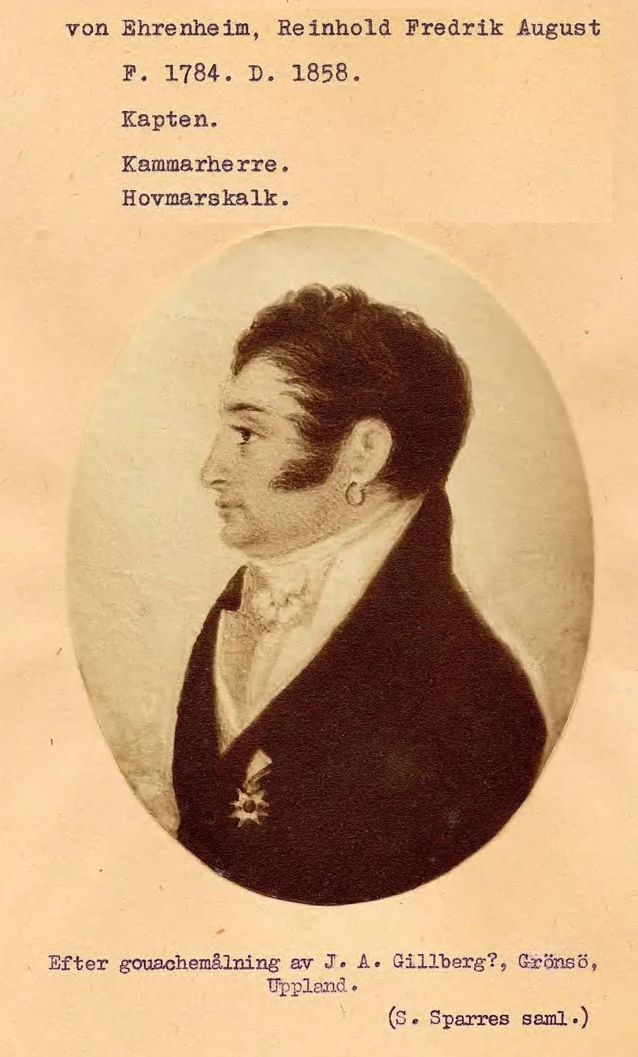 Reinhold Fredrik August von Ehrenheim