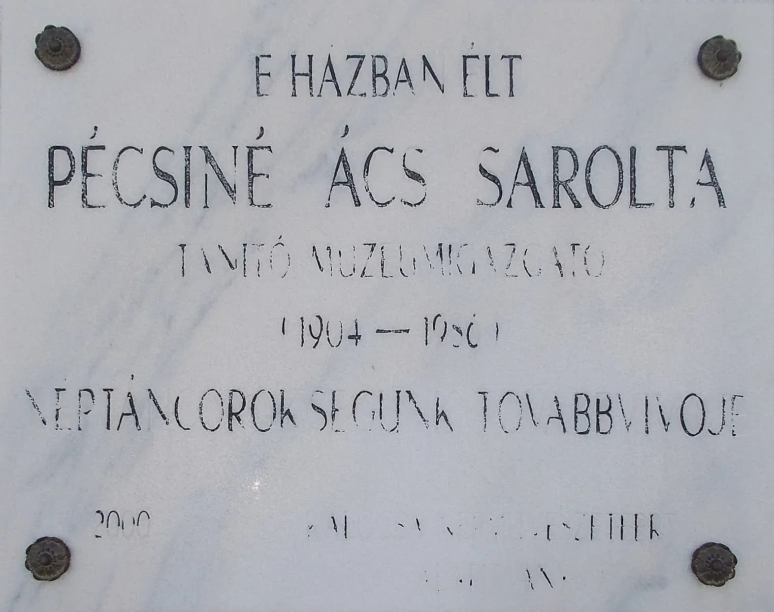 Sarolta Pécsiné Ács