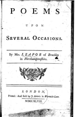 Mary Leapor