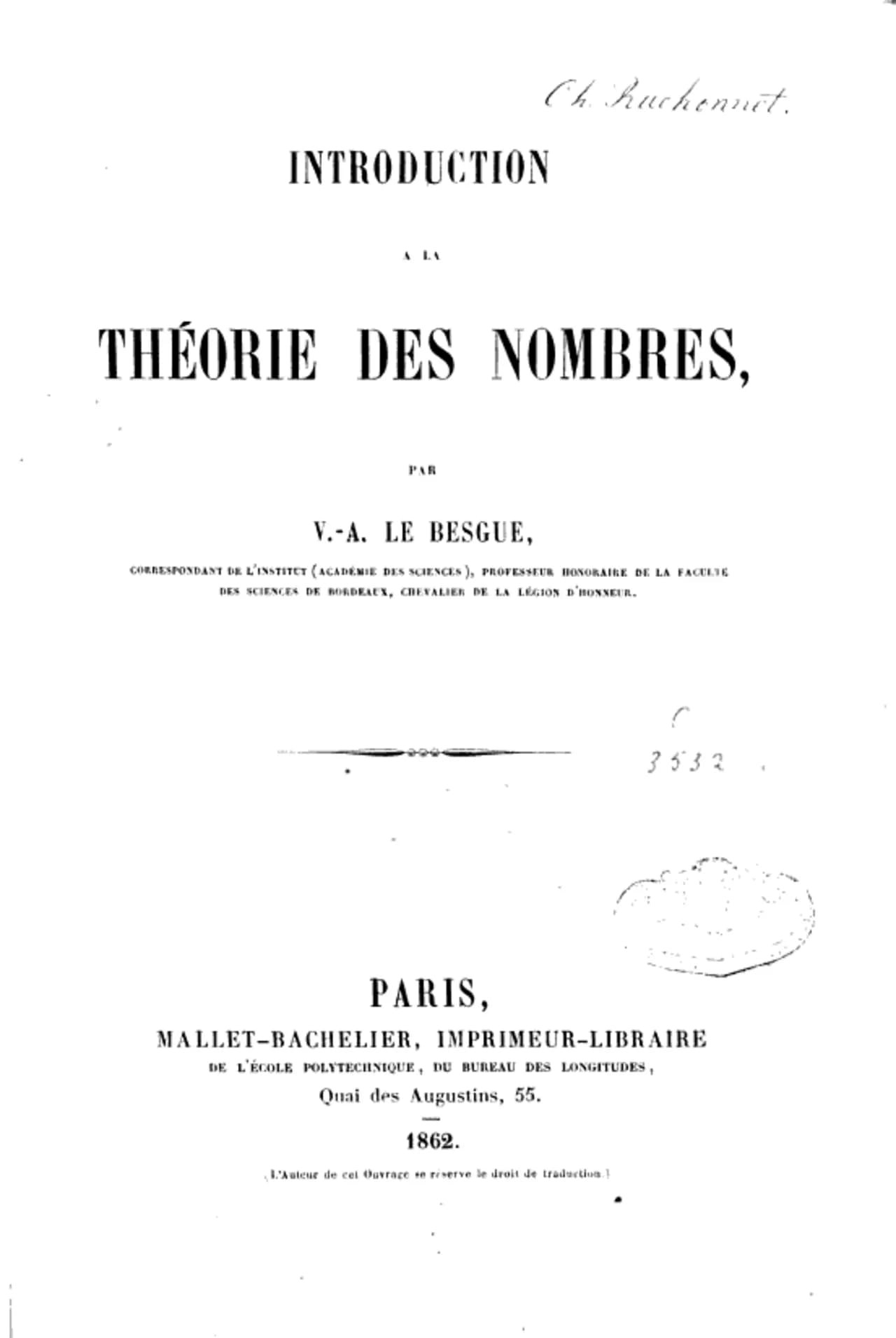 Victor-Amédée Lebesgue