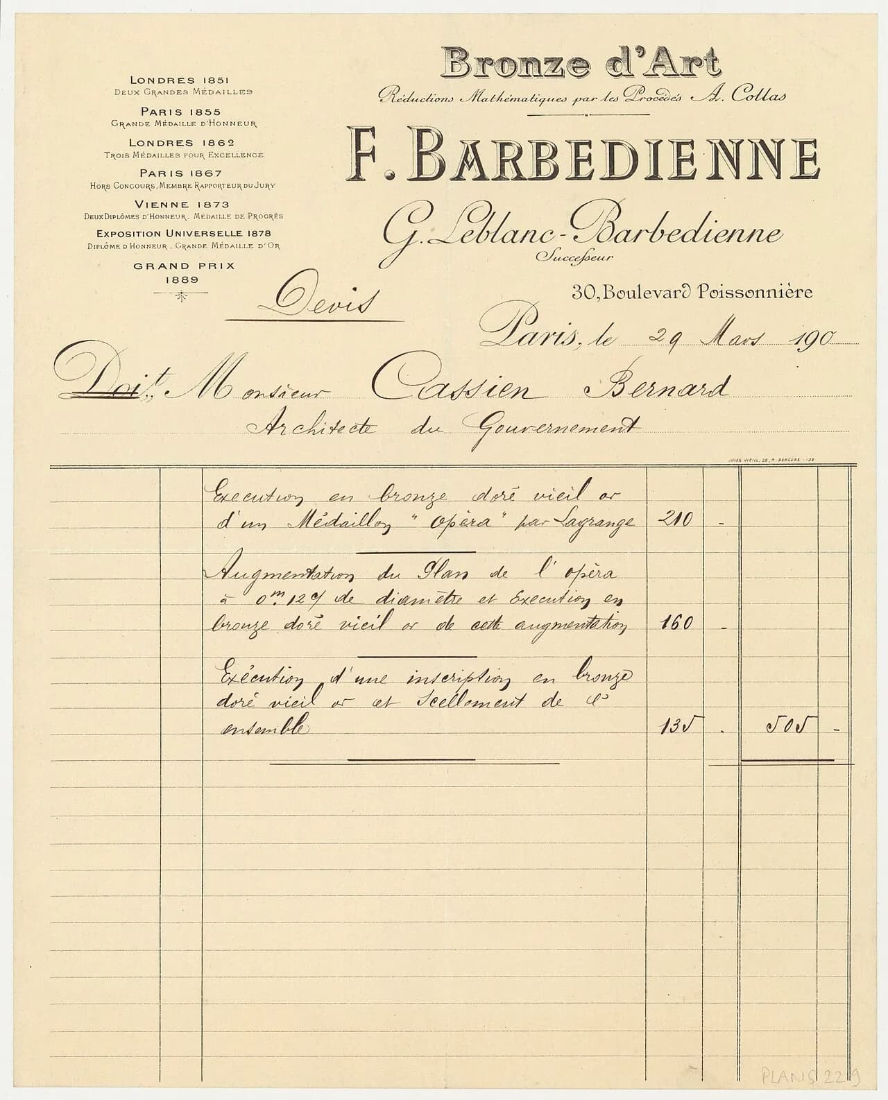 Gustave Leblanc-Barbedienne