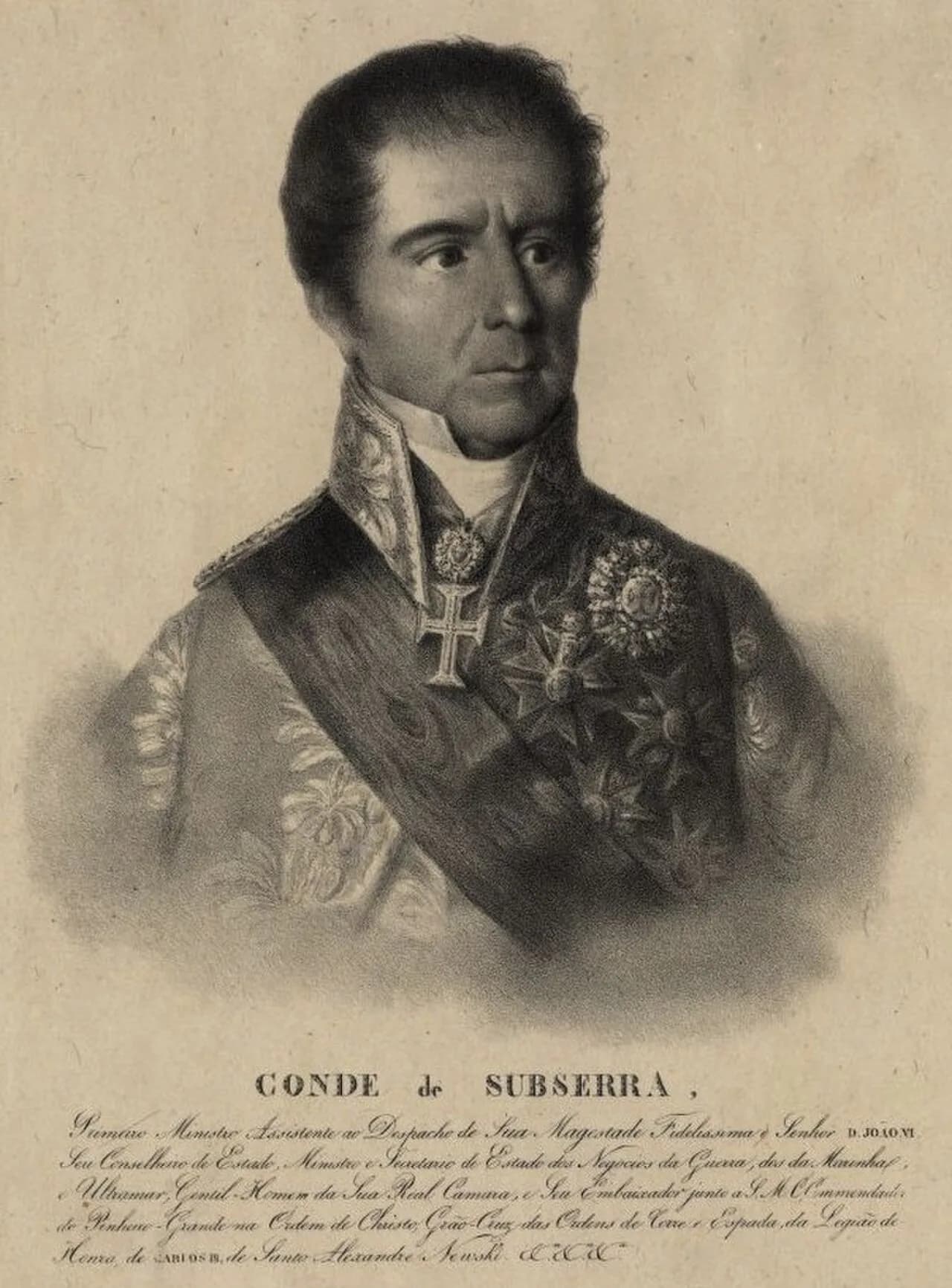 Manuel Inácio Martins Pamplona Corte Real, 1st Count of Subserra