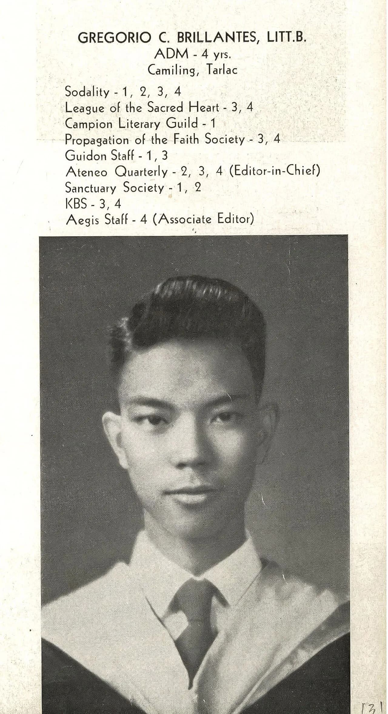 Gregorio C. Brillantes
