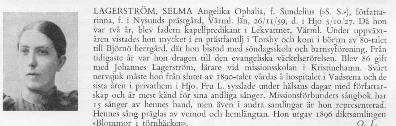 Selma Sundelius-Lagerström