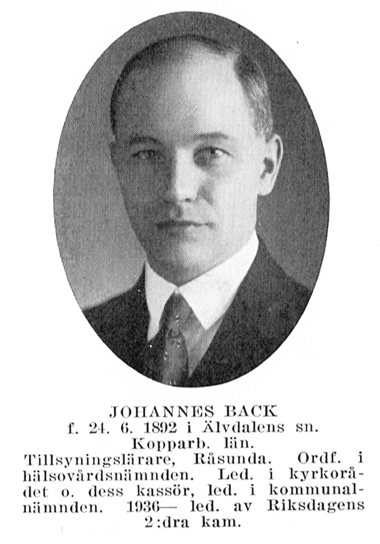 Johannes Back