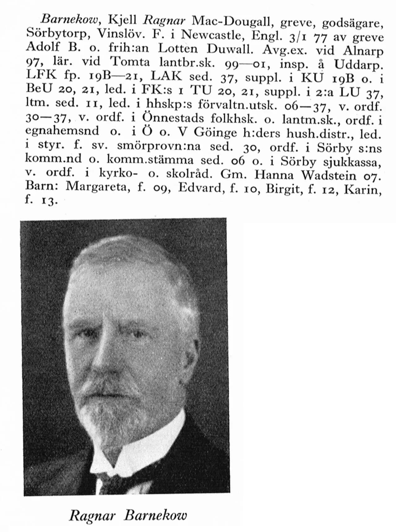 Ragnar Barnekow