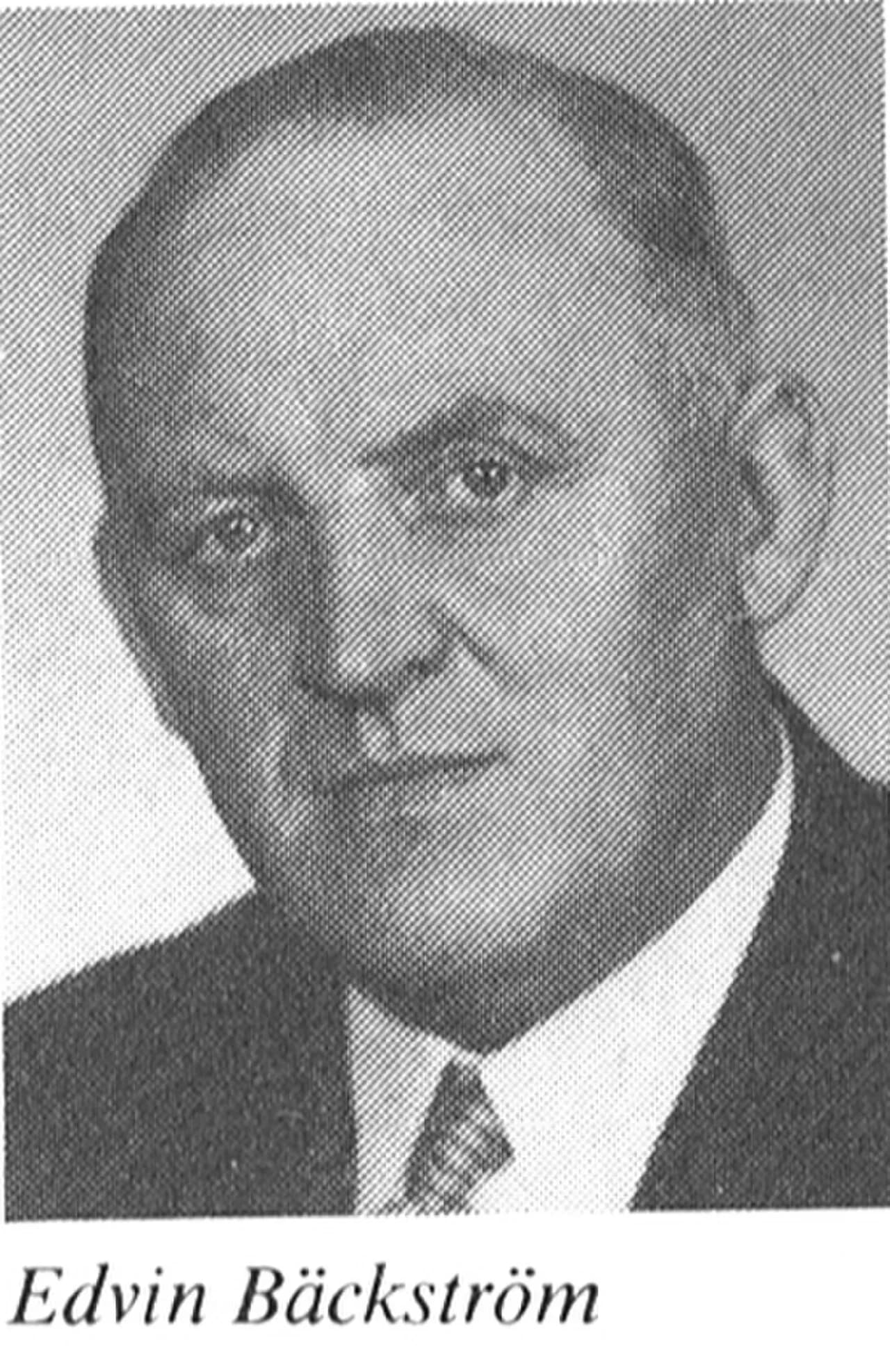 Edvin Bäckström