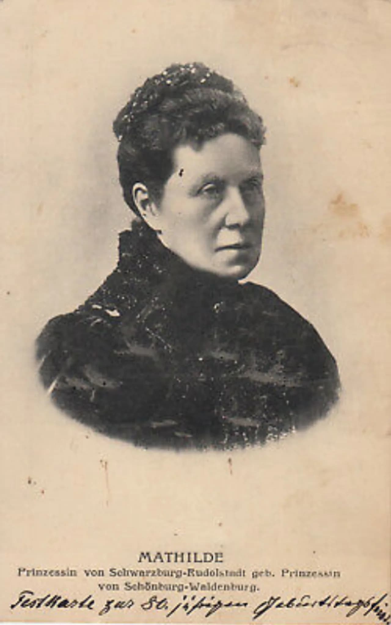 Princess Mathilde of Schönburg-Waldenburg