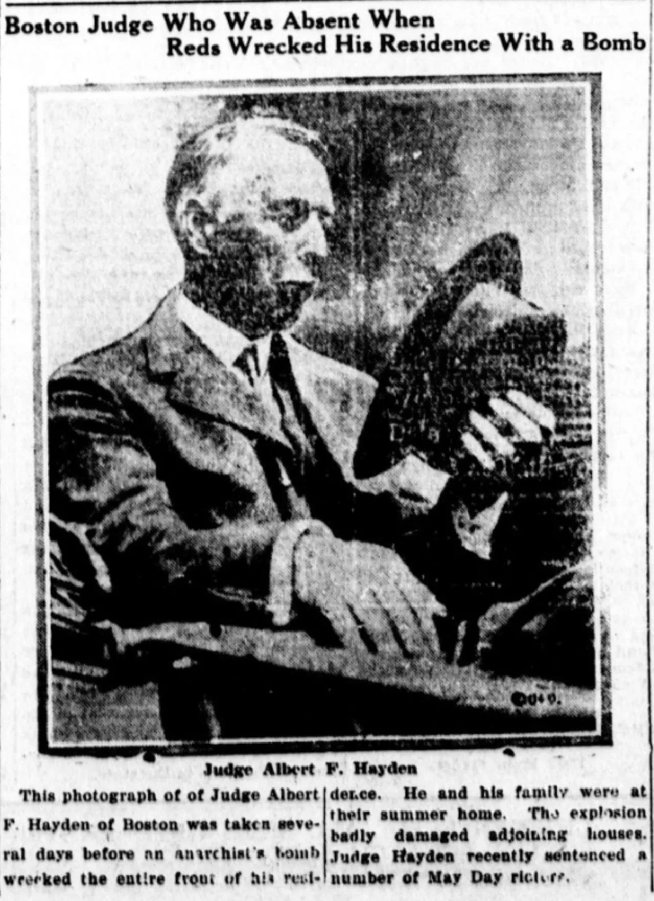 Albert F Hayden