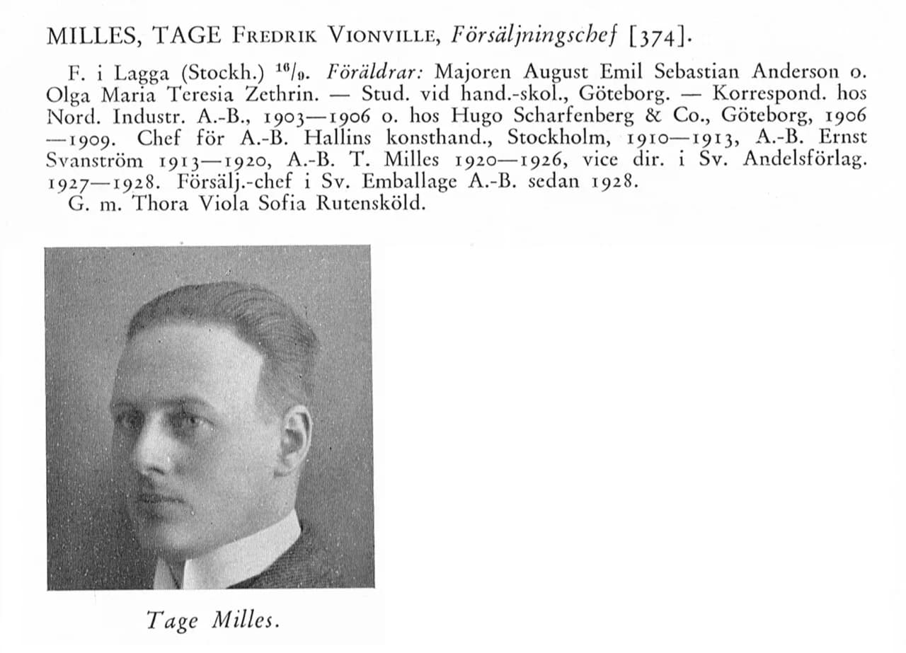 Tage Millés