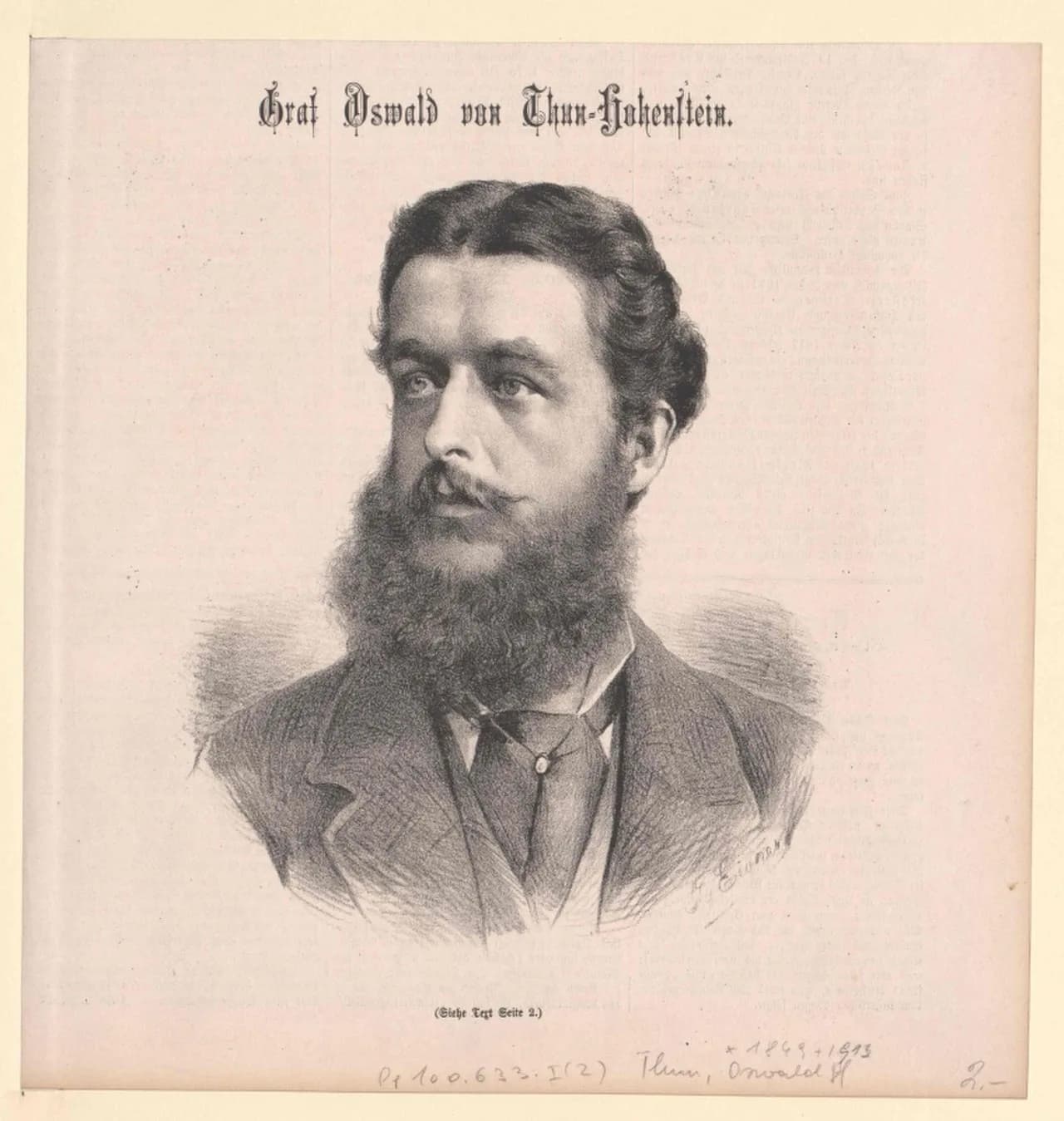 Oswald von Thun und Hohenstein