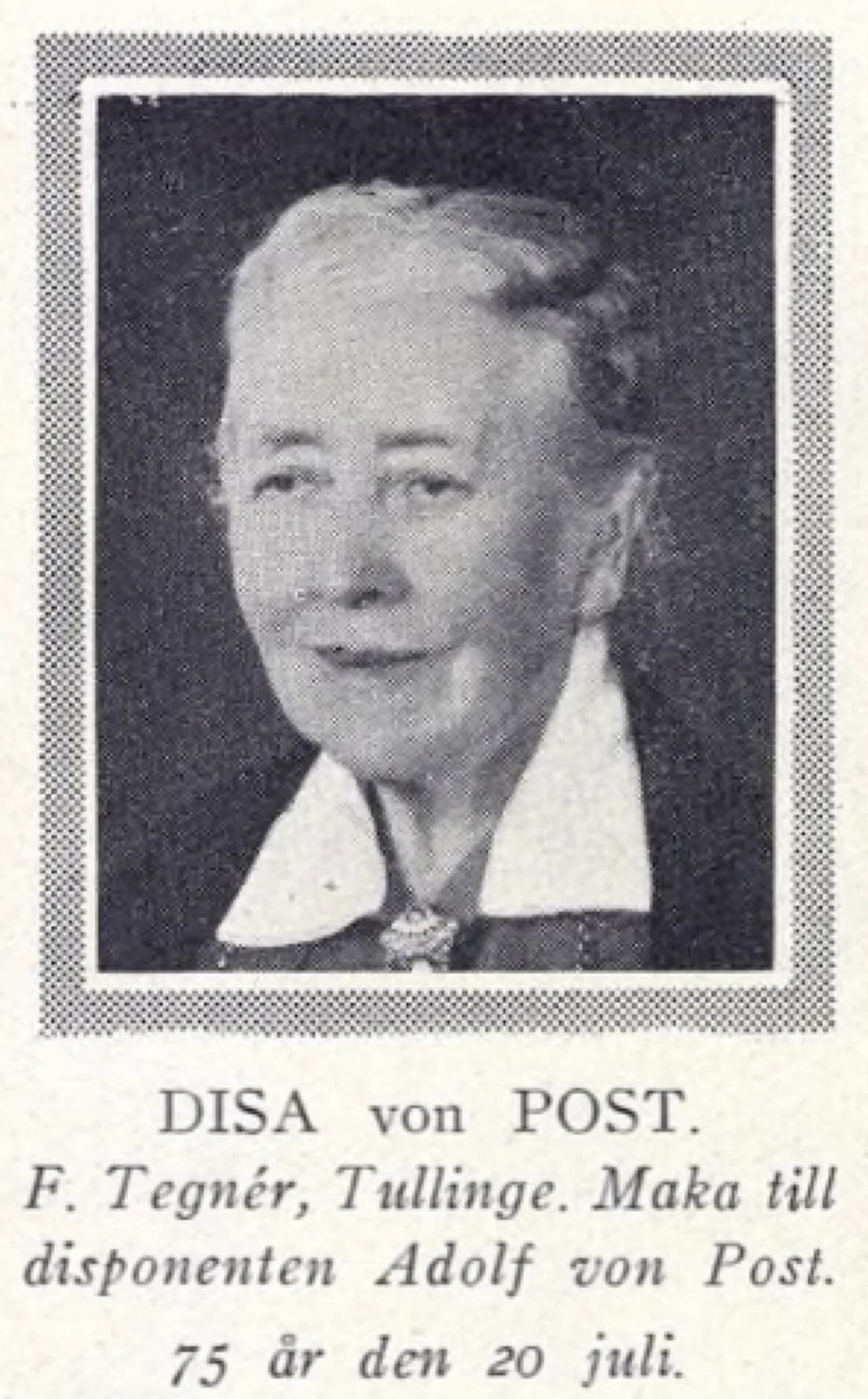 Disa Hilda Johanna von Post