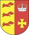 Coat of arms of Akciabrski District