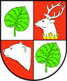 Wappen von Gmina Łopiennik Górny