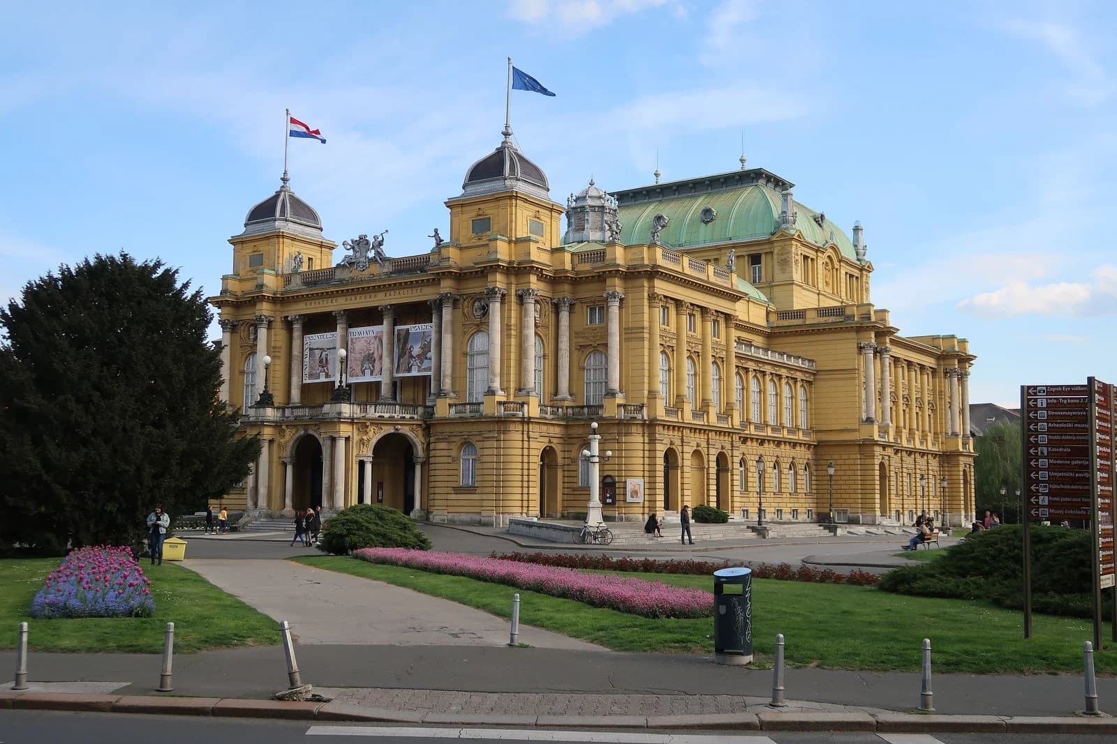 Kroatisches Nationaltheater in Zagreb