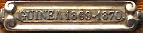 Expedition Cross with clasp Guinea 1869–1870