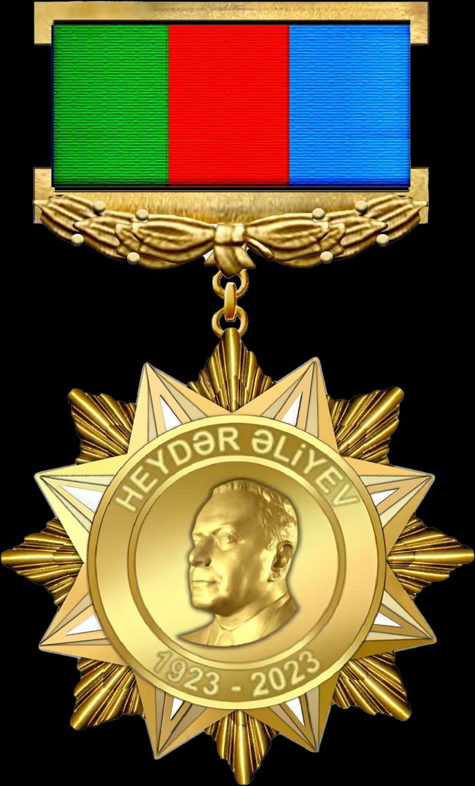 Jubilee medal "100 years of Heydar Aliyev (1923-2023)".