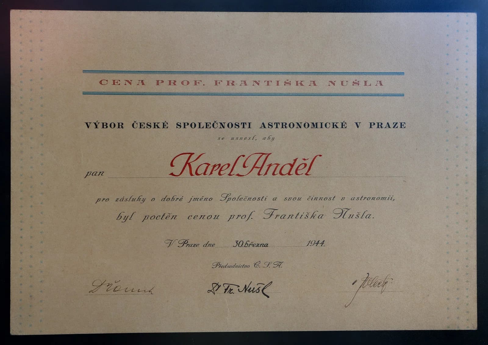 Nušl Prize