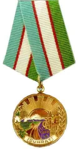 Shukhrat medal