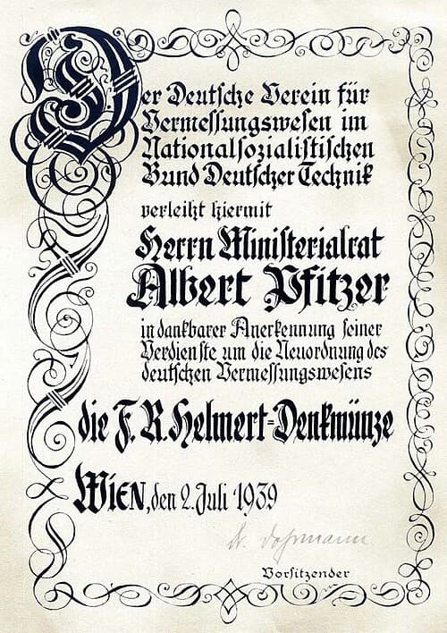 Friedrich-Robert-Helmert-Denkmünze