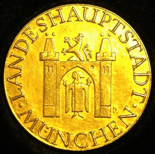 Goldene Bürgermedaille der Landeshauptstadt München