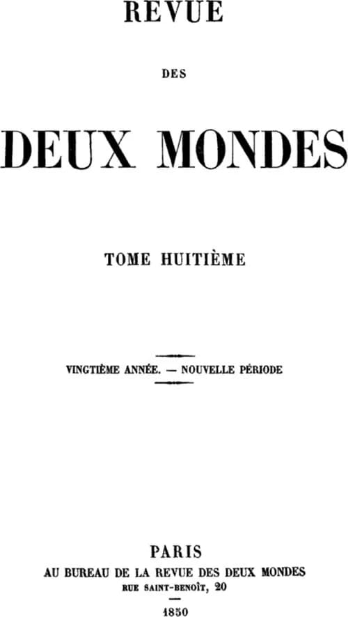 Revue des Deux Mondes