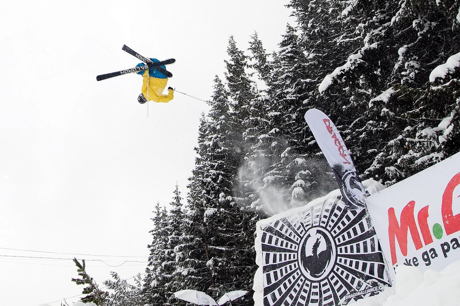 Freistil-Skifahrer
