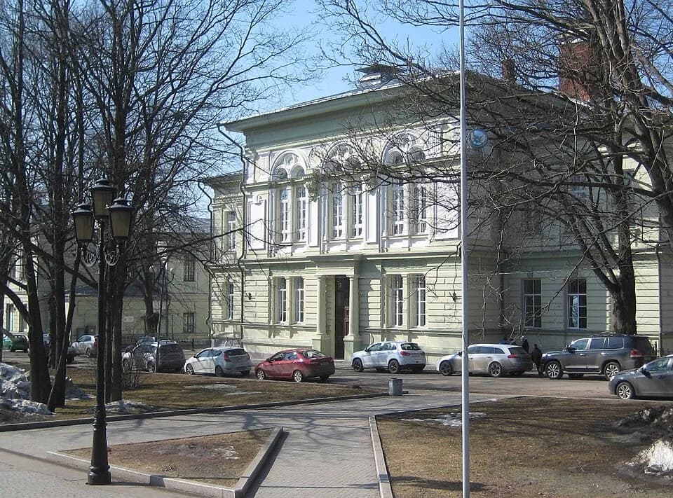 Former Lyceum on Pushkina Street, 10, in Vyborg