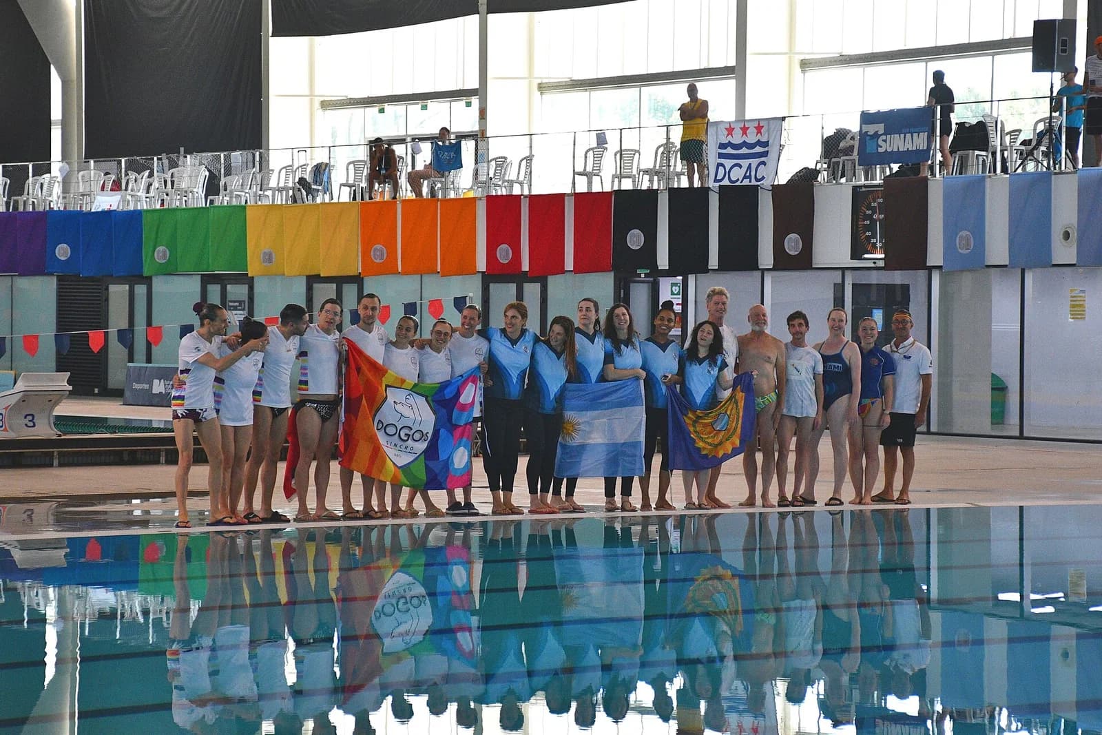 synchronized swimmer