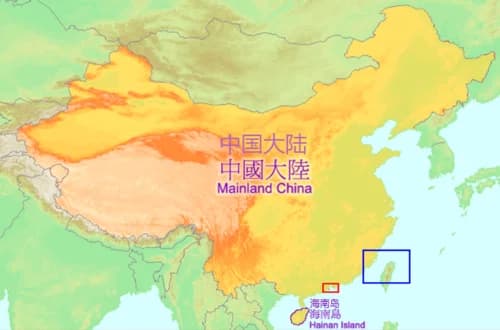 mainland China