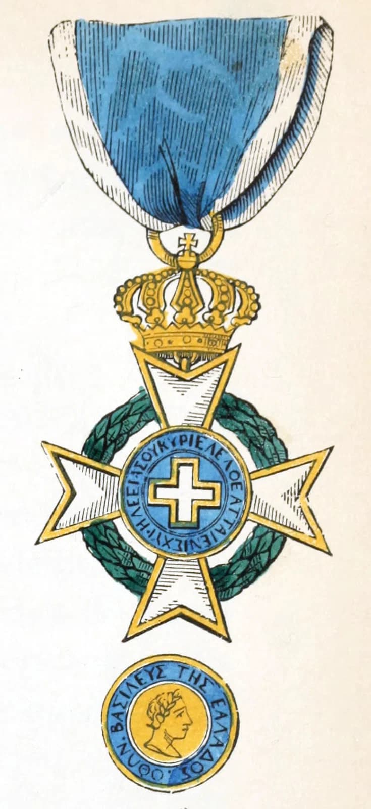 Kreuz in Gold Erlöser-Orden