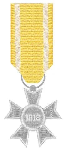 Silver Memorial Cross, 1813-1815 (Netherlands)