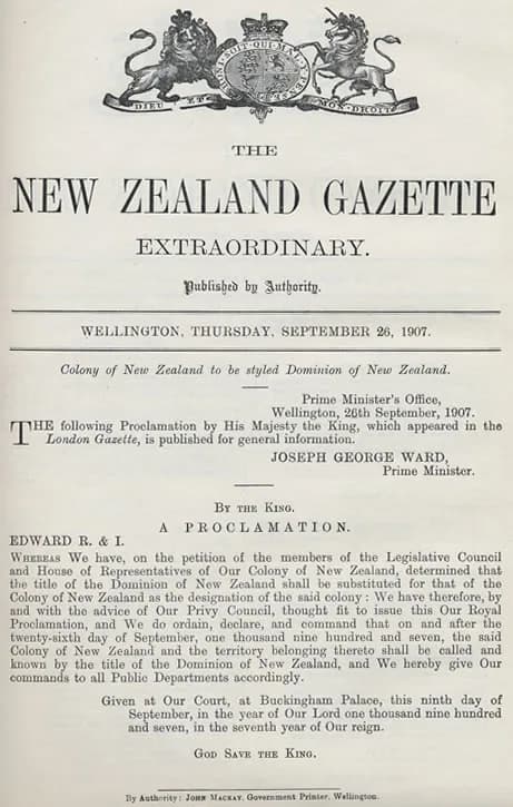 Dominion of New Zealand