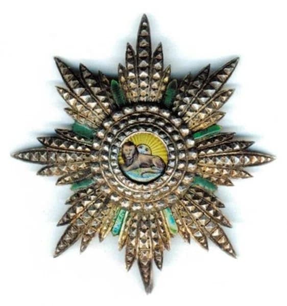 Order of the Lion and the Sun First class