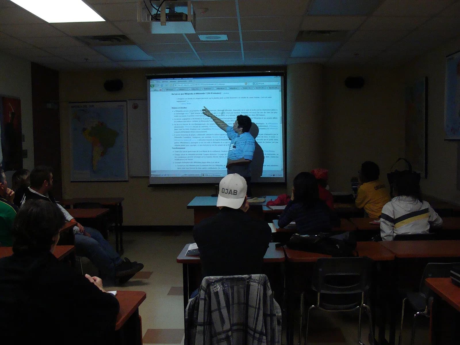 college professor in Quebec