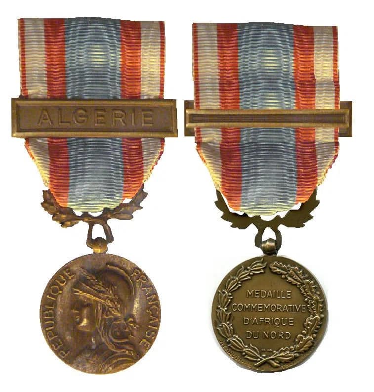 North Africa Security and Order Operations Commemorative Medal