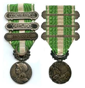 Médaille commémorative du Maroc