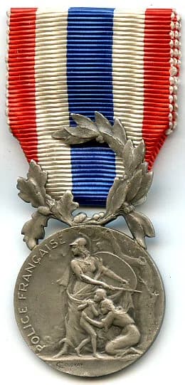 médaille d'honneur de la Police nationale
