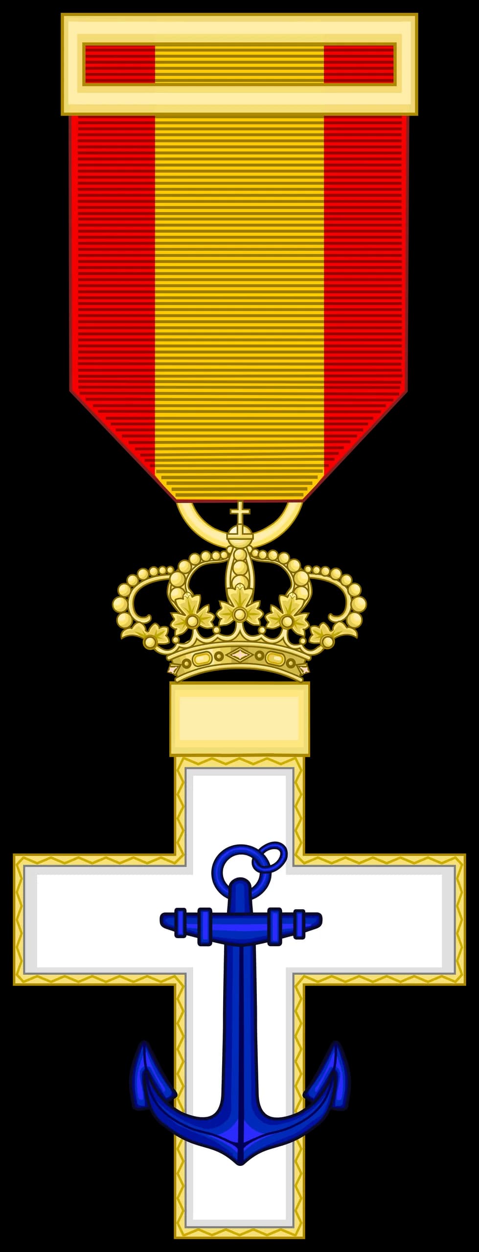 Cross of Naval Merit with white badge