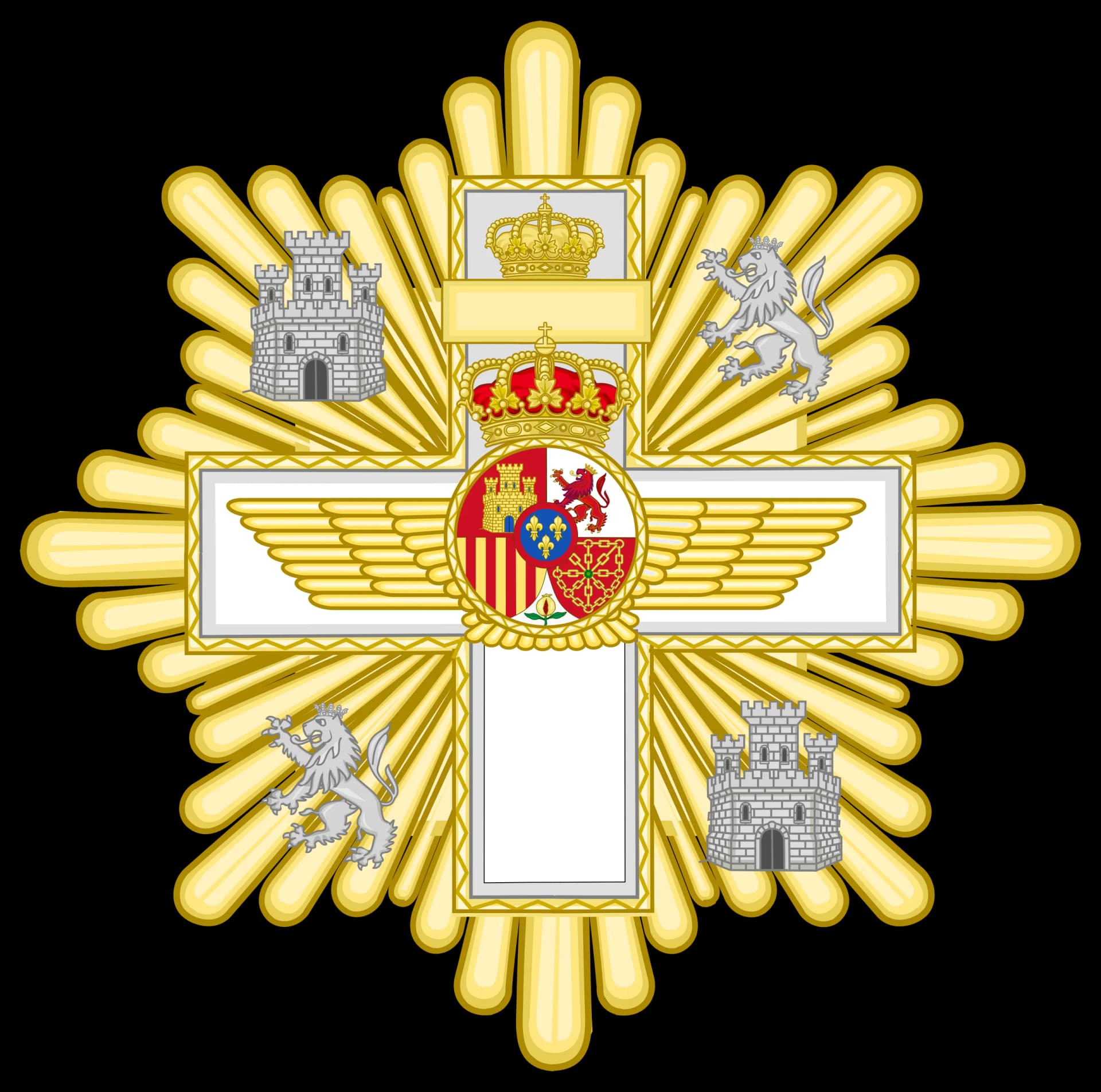 Grand Cross of the Aeronautical Merit (Spain) - White Decoration