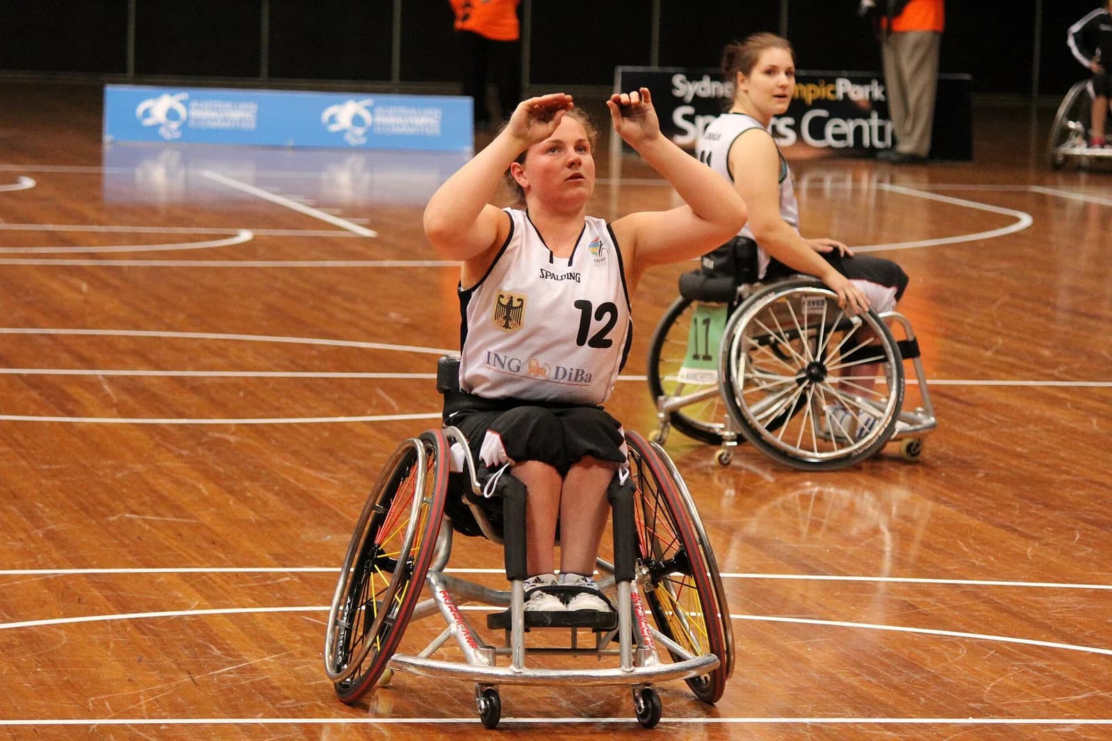 wheelchair basketball player