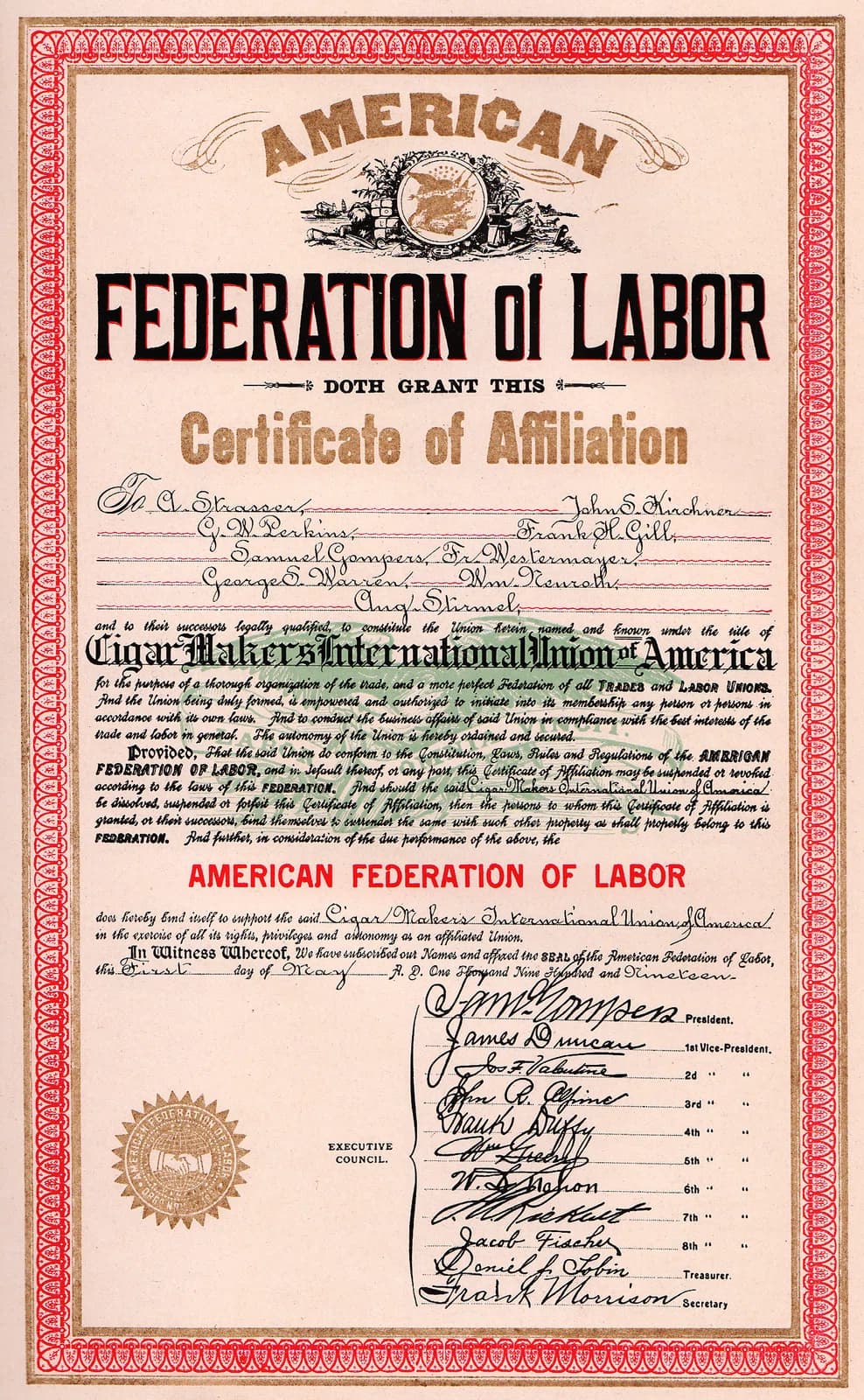 American Federation of Labor