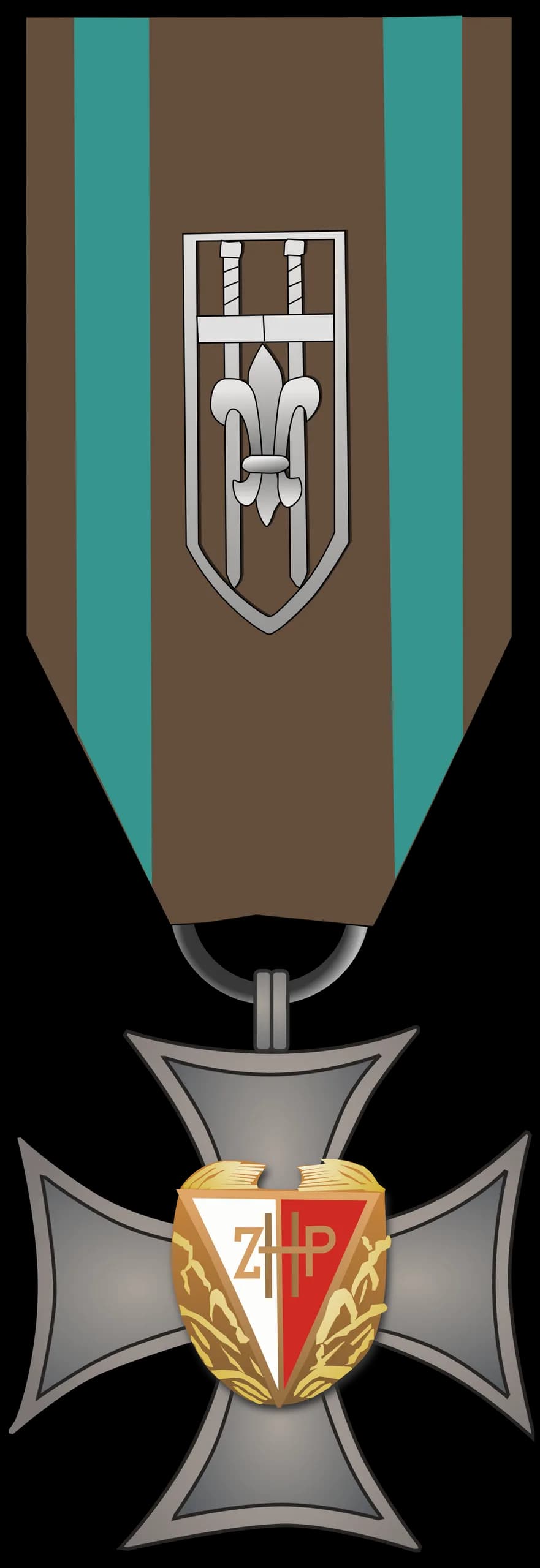 Cross "For Merits to the Polish Scouting Association"