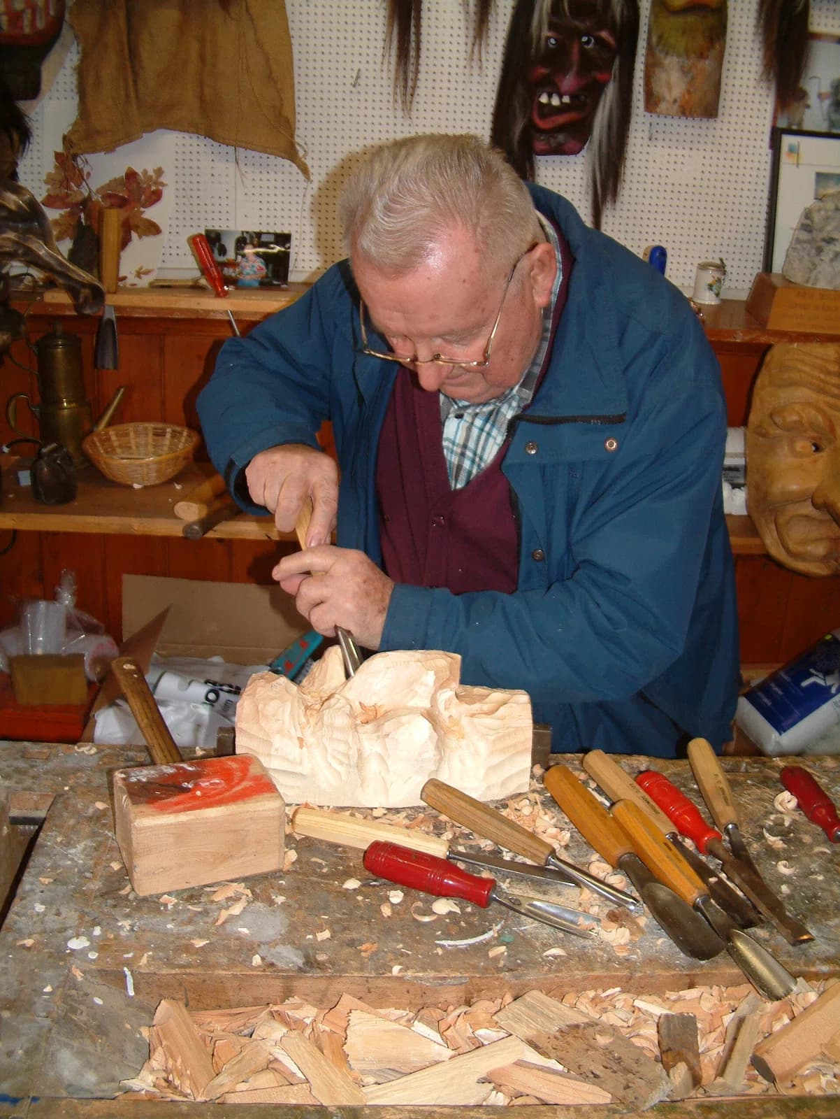 wood carver