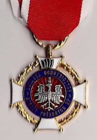 Golden Sign of the Association of Volunteer Fire Brigades of the Republic of Poland