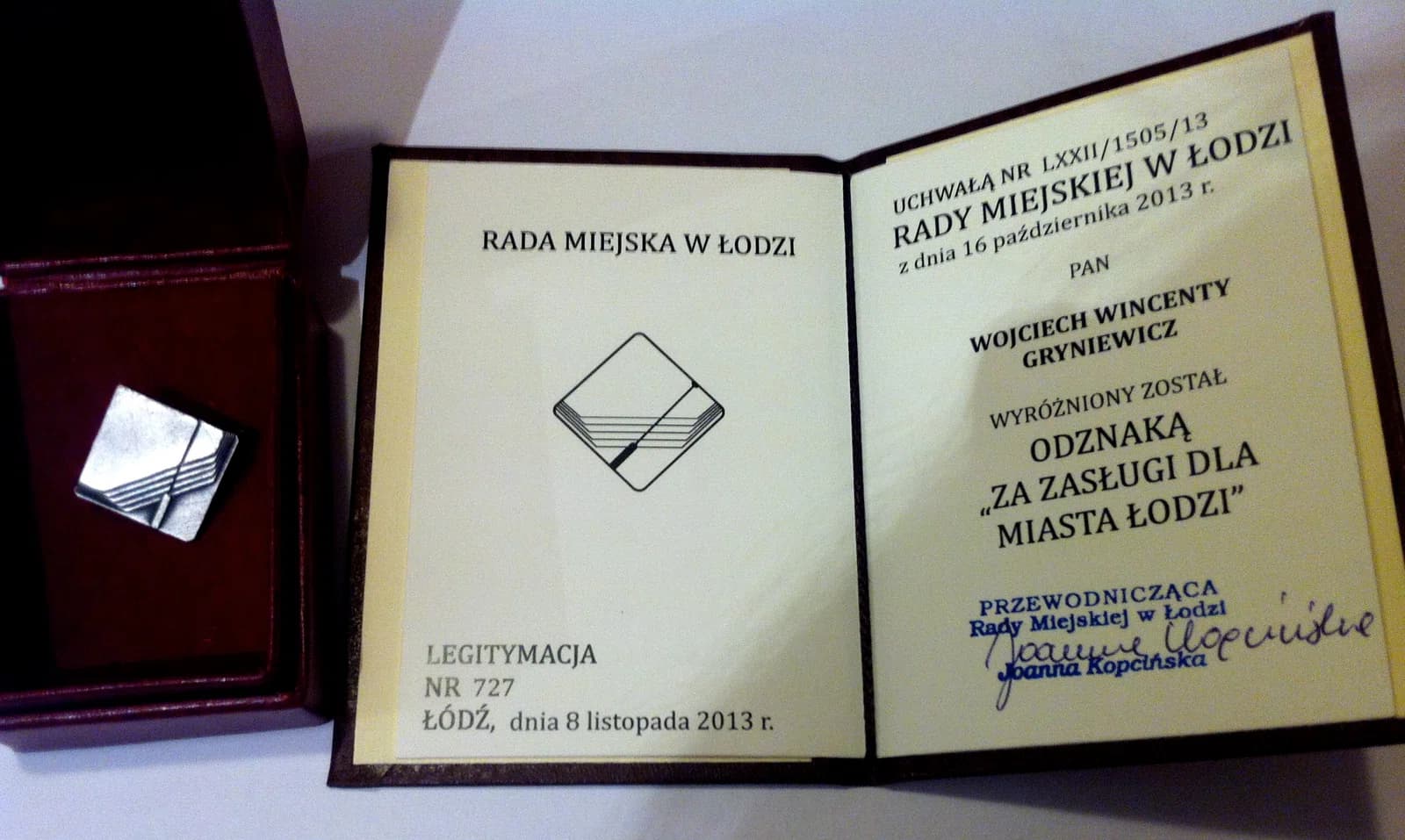 Odznaka „Za Zasługi dla Miasta Łodzi”