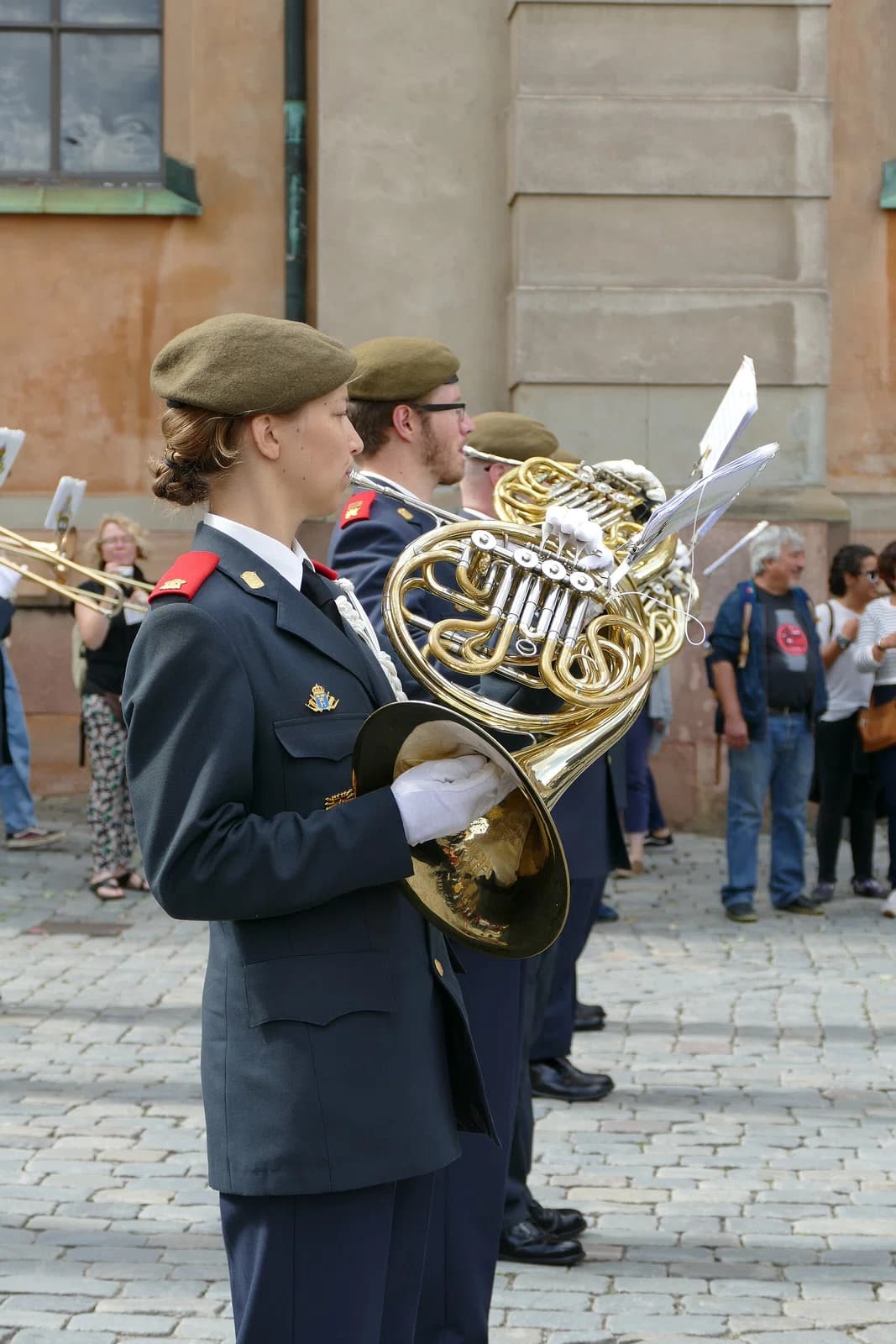 French horn player